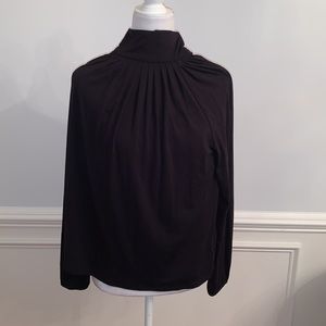 Michael Kors Black Mock Turtleneck Size Medium